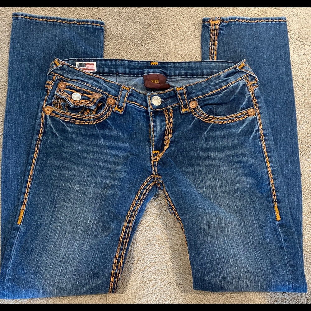 True religion straight leg jeans